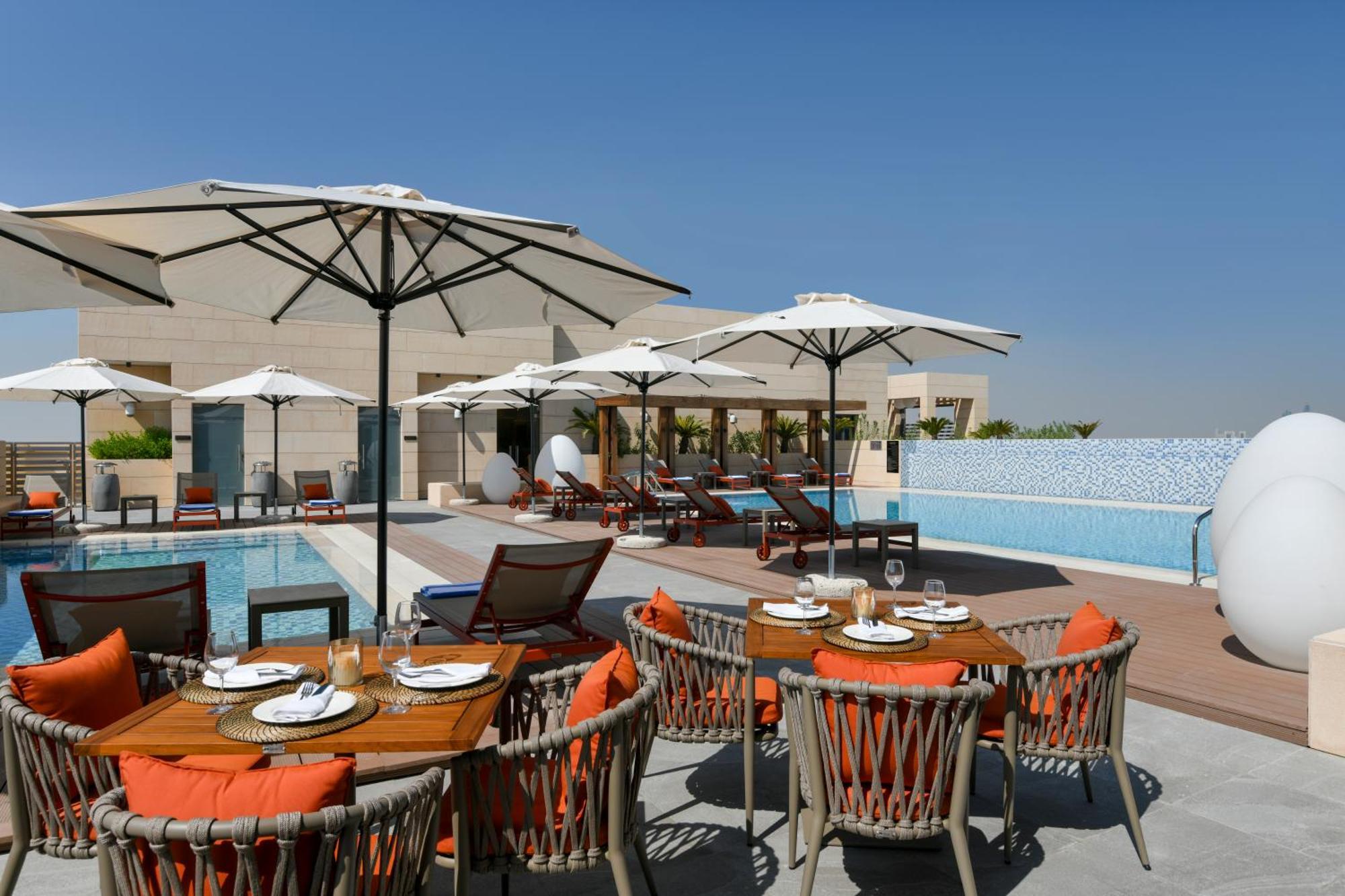 Le Mirage Downtown Apartment Доха Екстериор снимка