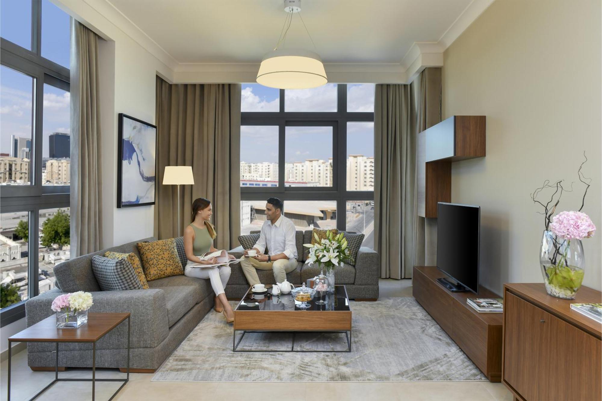 Le Mirage Downtown Apartment Доха Екстериор снимка