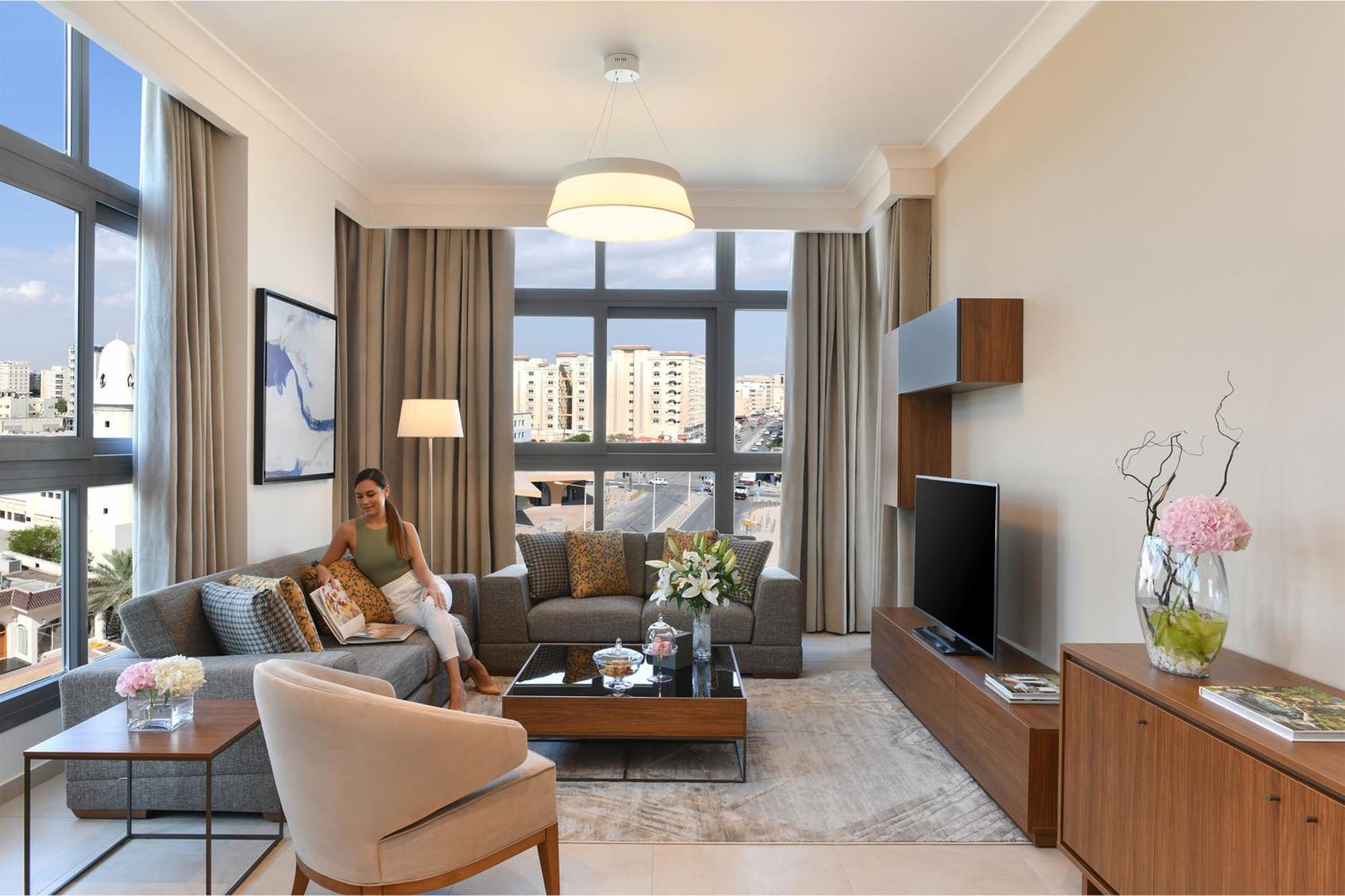 Le Mirage Downtown Apartment Доха Екстериор снимка